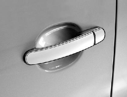 Chrome Door Handle Trims 5N0-071-340-Q91