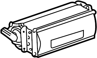 Passenger Air Bag 1J0-880-204-K - View 7