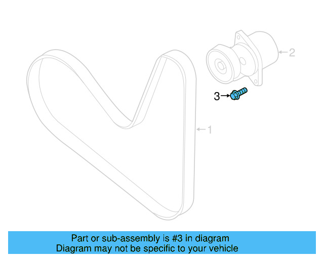 Belt Tensioner Bolt N-107-663-01 - View 24
