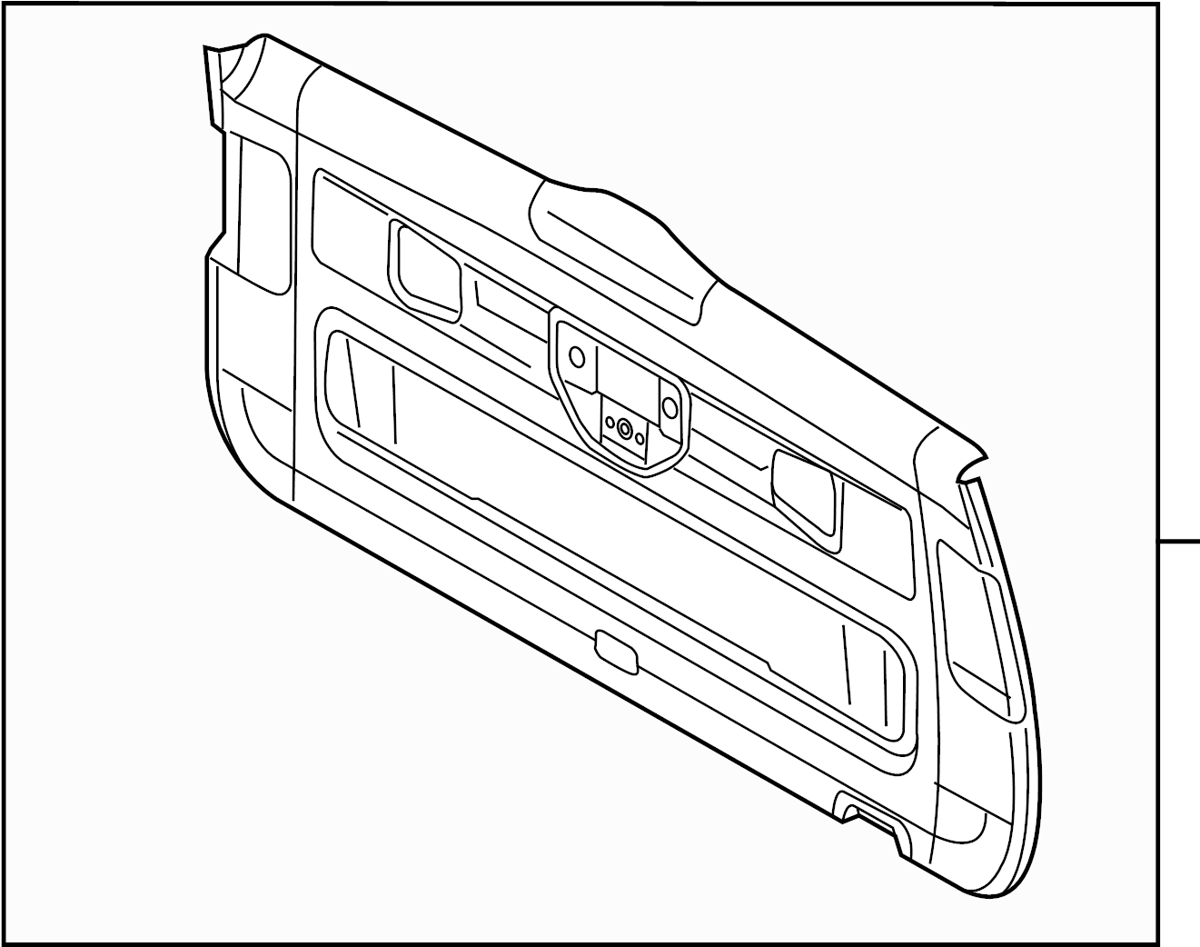 Lower Trim Panel 7P6-867-601-D-82V - View 2