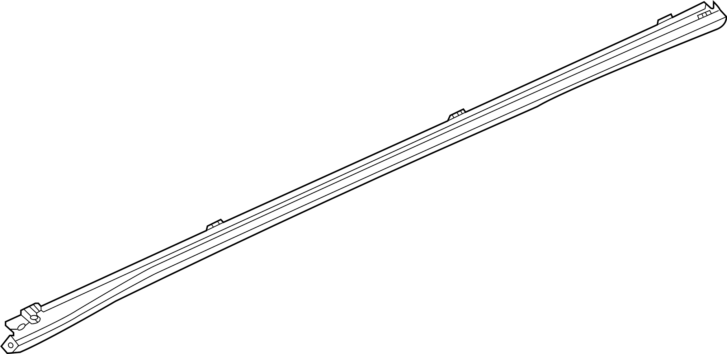 Rocker Molding 11K-853-855-9B9