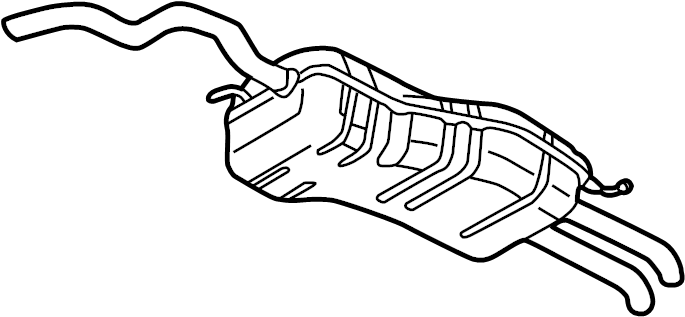 Muffler JZW-253-609-AB - View 2