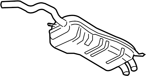 Muffler JZW-253-609-AB