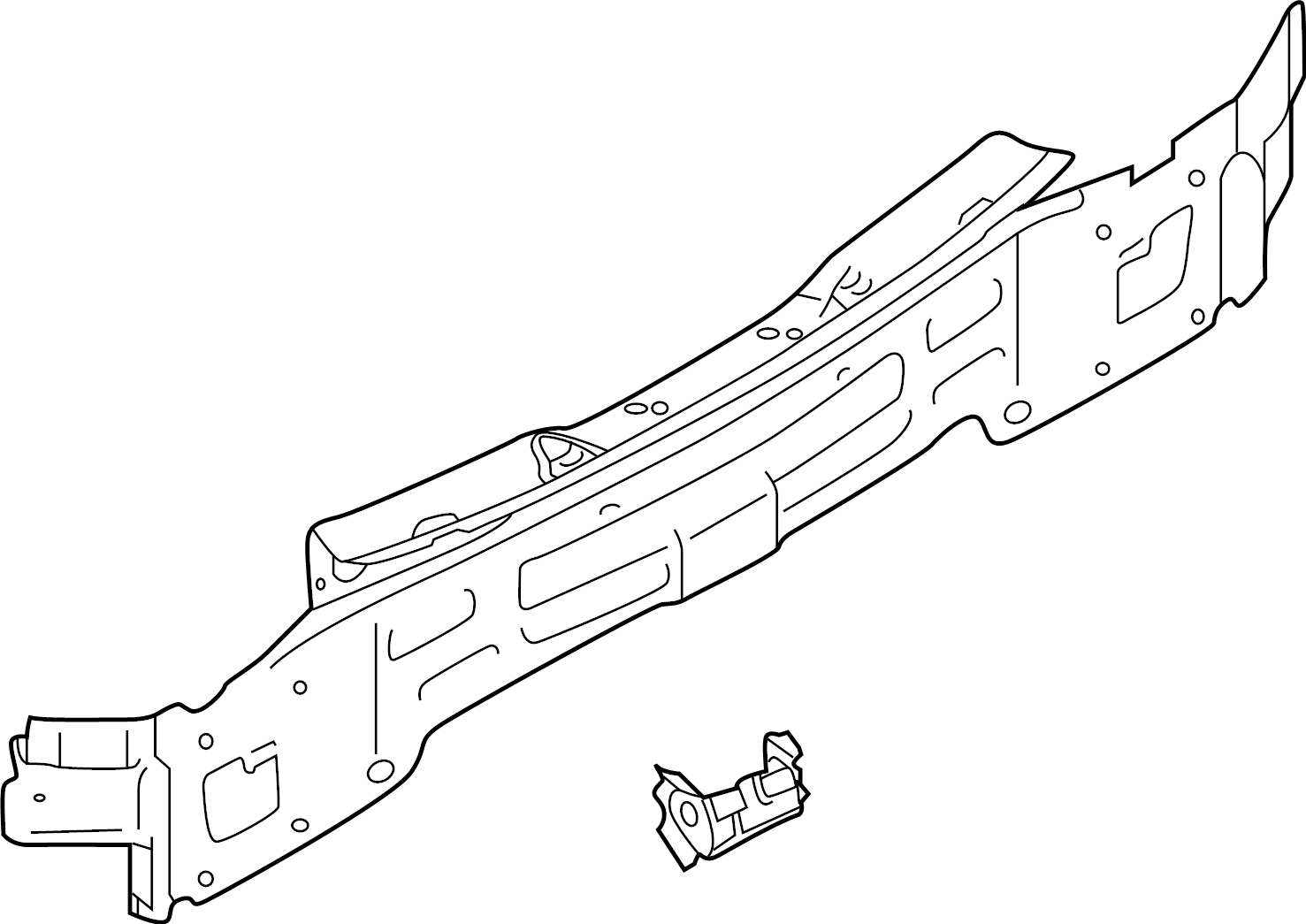 Rear Body Panel 3CN-813-301-A - View 2