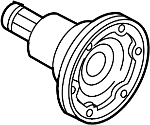 Stub Shaft 0CQ-525-351-A - View 2