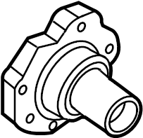 Stub Axle 5C0-501-117-B - View 2