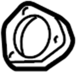 Intermediate Pipe Gasket 1H0-253-115 - View 9