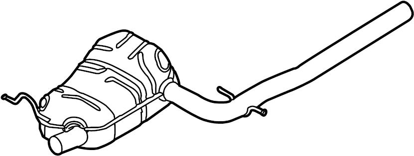 Muffler & Pipe 1K0-253-209-AM