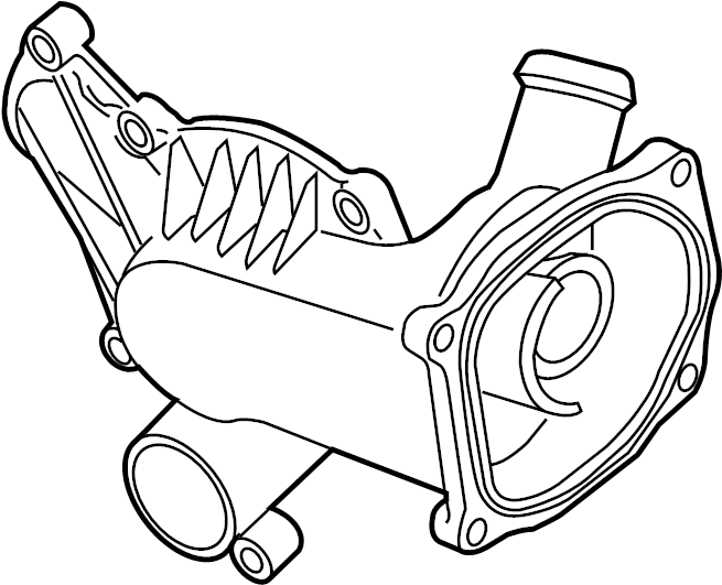 Water Pump Assembly 079-121-010-D - View 2