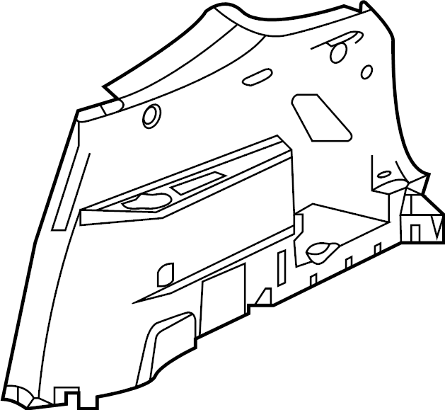 Quarter Trim Panel 3CM-867-427-C-82V