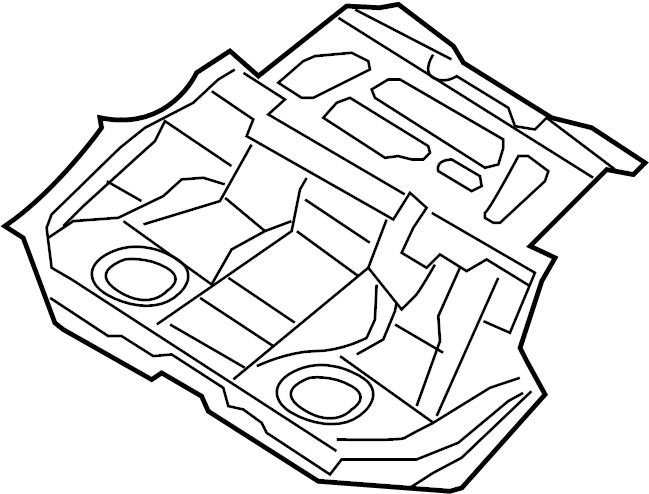 Center Floor Pan 3C0-813-115-B - View 5