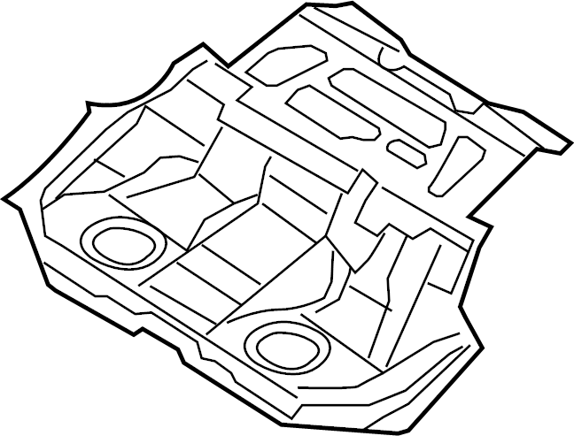 Center Floor Pan 3C0-813-115-B - View 6