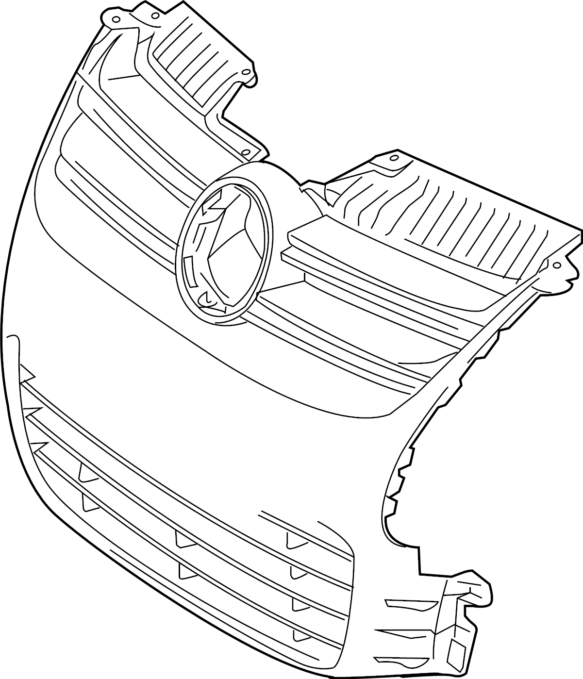 Grille 1K0-853-651-M-3Q7