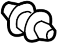 Secondary Air Injection Pump Insulator 079-133-567 - View 2