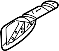 Inner Wheelhouse Mount 5Q0-802-191 - View 4