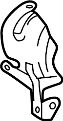 Turbocharger Mount Heat Shield 06K-145-787-C - View 2