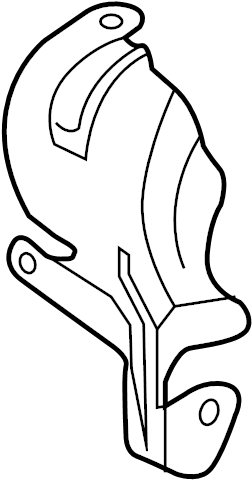 Turbocharger Mount Heat Shield 06K-145-787-C