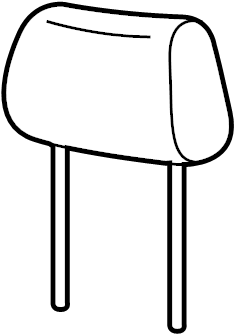 Headrest 1C0-881-901-BF-A64 - View 2