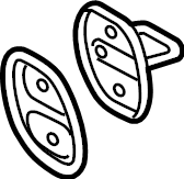 Door Lock Striker Plate 3C0-837-767-A - View 35