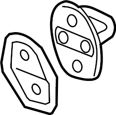 Door Lock Striker Plate 3C0-837-767-A - View 33