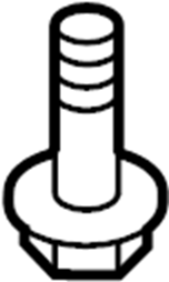 Bumper Cover Screw WHT-000-036 - View 12