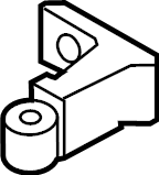 Upper Hinge 8X0-831-403-E - View 14