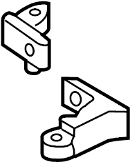 Upper Hinge 8X0-831-403-E - View 3