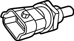 Engine Coolant Temperature Sender 043-906-163-A