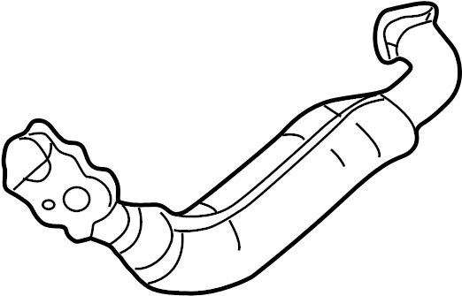 Front Pipe 021-253-091-G - View 2