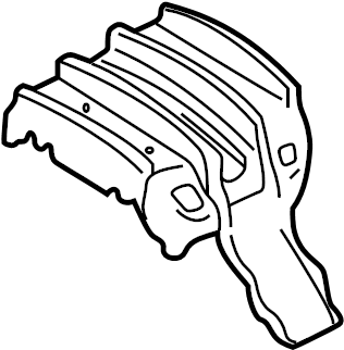 Automatic Transmission Shift Cover Plate 1J0-713-273-C - View 3