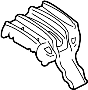 Automatic Transmission Shift Cover Plate 1J0-713-273-C - View 2