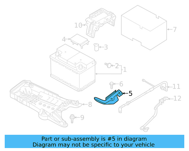 Hold Down Clamp 5QF-803-219-B
