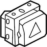 Hazard Switch 5G0-953-509-A - View 3