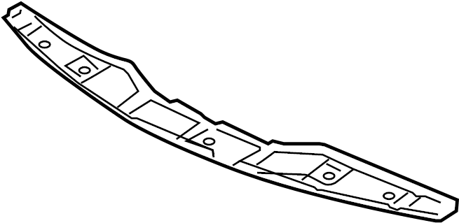 Cowl Grille 3B0-805-321-B - View 2