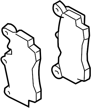 Brake Lining 7L0-698-451-K - View 3