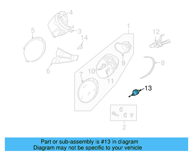 O'head Lamp Bulb N-017-753-10 - View 45