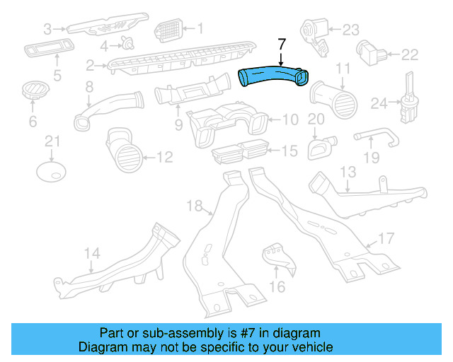 Outer Duct 5C1-819-656 - View 7