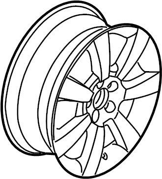Wheel, Alloy 1C0-601-025-AB-8Z8 - View 2