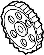 Camshaft Gear 06A-109-105-D - View 3