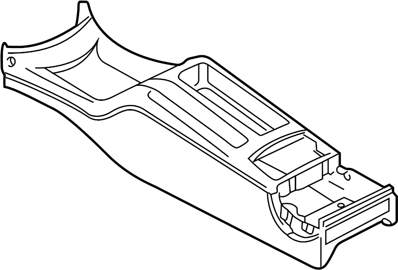 Rear Console 1J0-863-323-AC-2QL - View 6