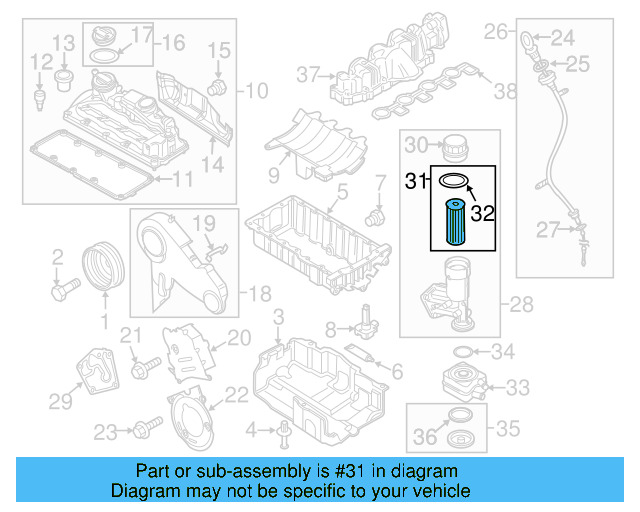 Oil Filter 071-115-562-A - View 33