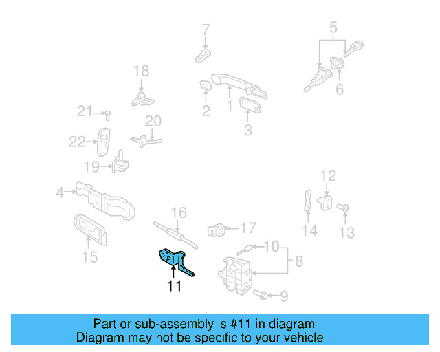 Retaining Bracket 1J0-837-867 - View 15