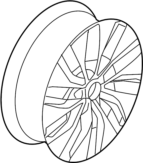Wheel, Alloy 5C0-601-025-S-FZZ - View 2