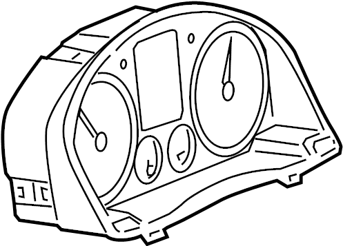 Instrument Cluster 1K6-920-972-EX-Z01 - View 2