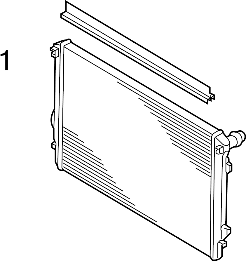 Radiator Upper Seal 5Q0-121-345-C - View 9