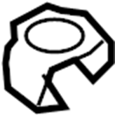 Brake Hydraulic Line Bracket 4D0-611-715-B - View 9