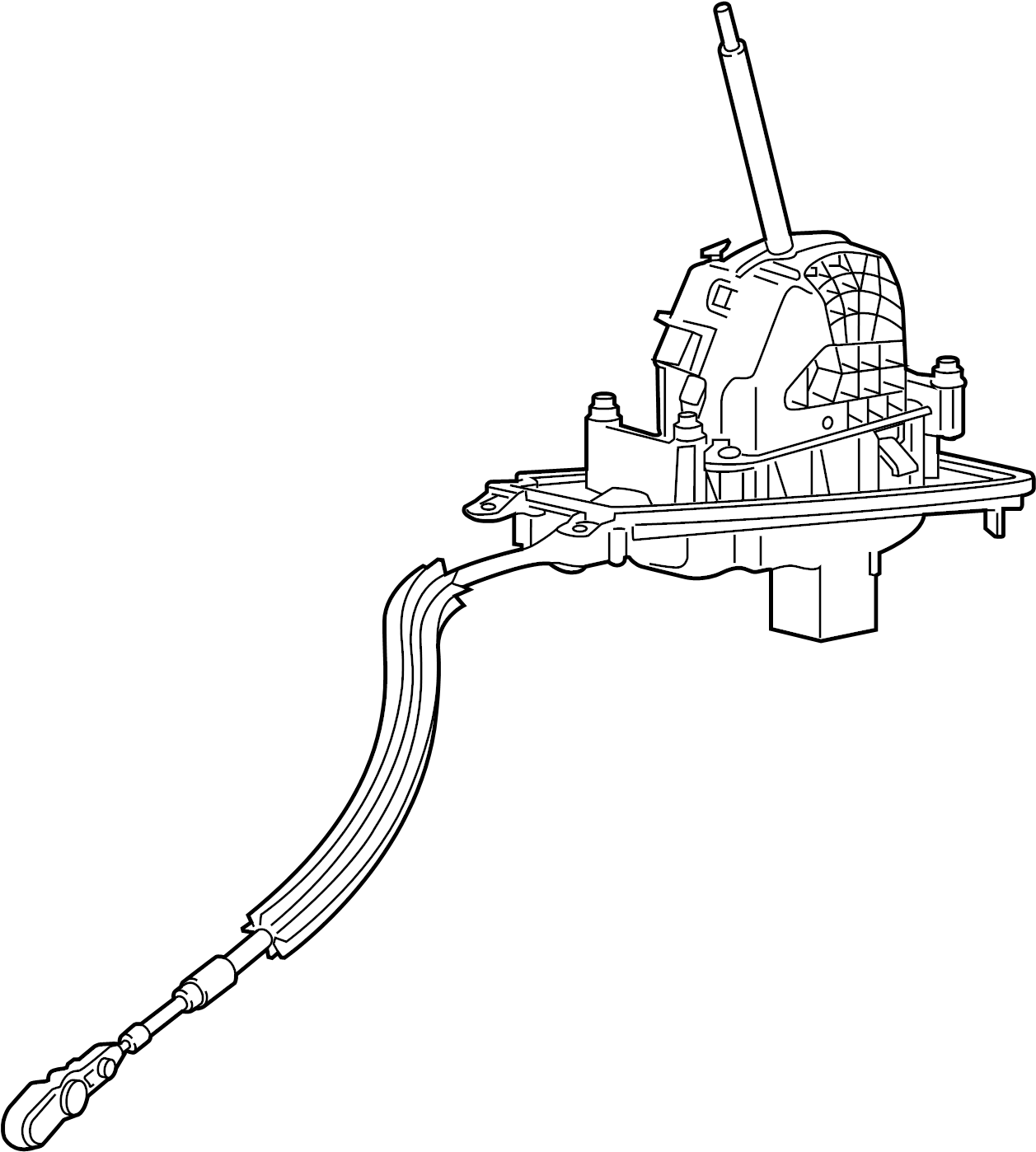 Gear Shift Assembly 7P1-713-025-D - View 3