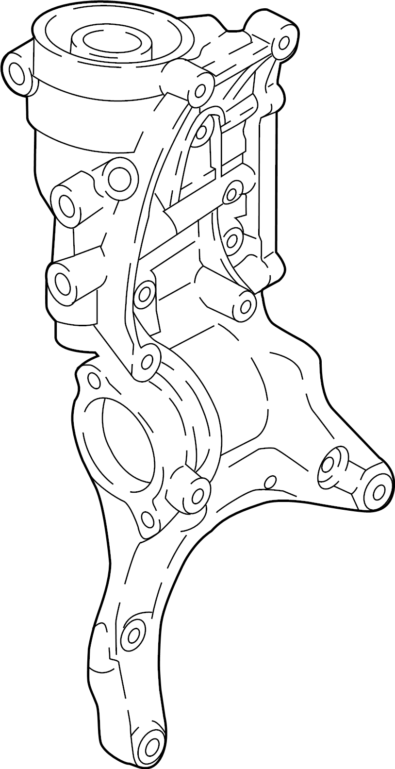 Alternator Bracket 06L-903-143-K - View 8