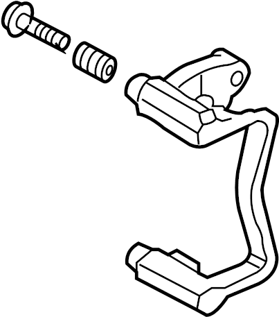 Caliper Mount 1Q0-615-425-D - View 3