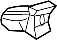 Lower Molding Clip 7L0-839-069 - View 6